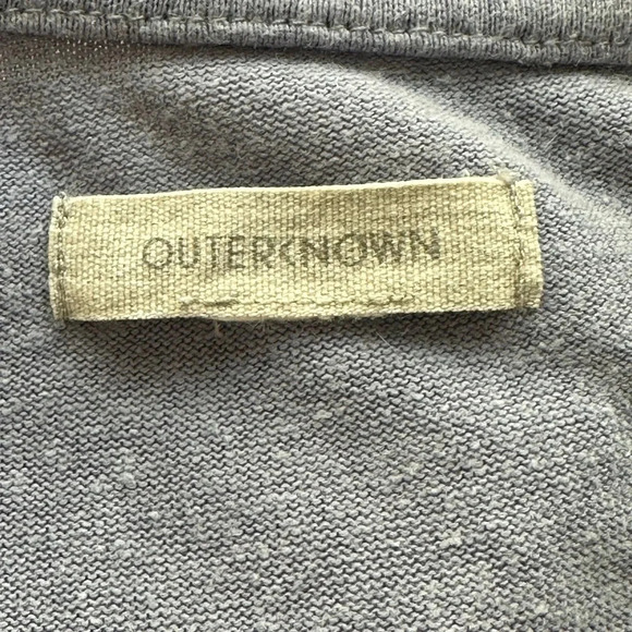 OUTERKNOWN Neptune MIDI T-Shirt Dress Casual Hemp Blend, Size Medium - Picture 10 of 15
